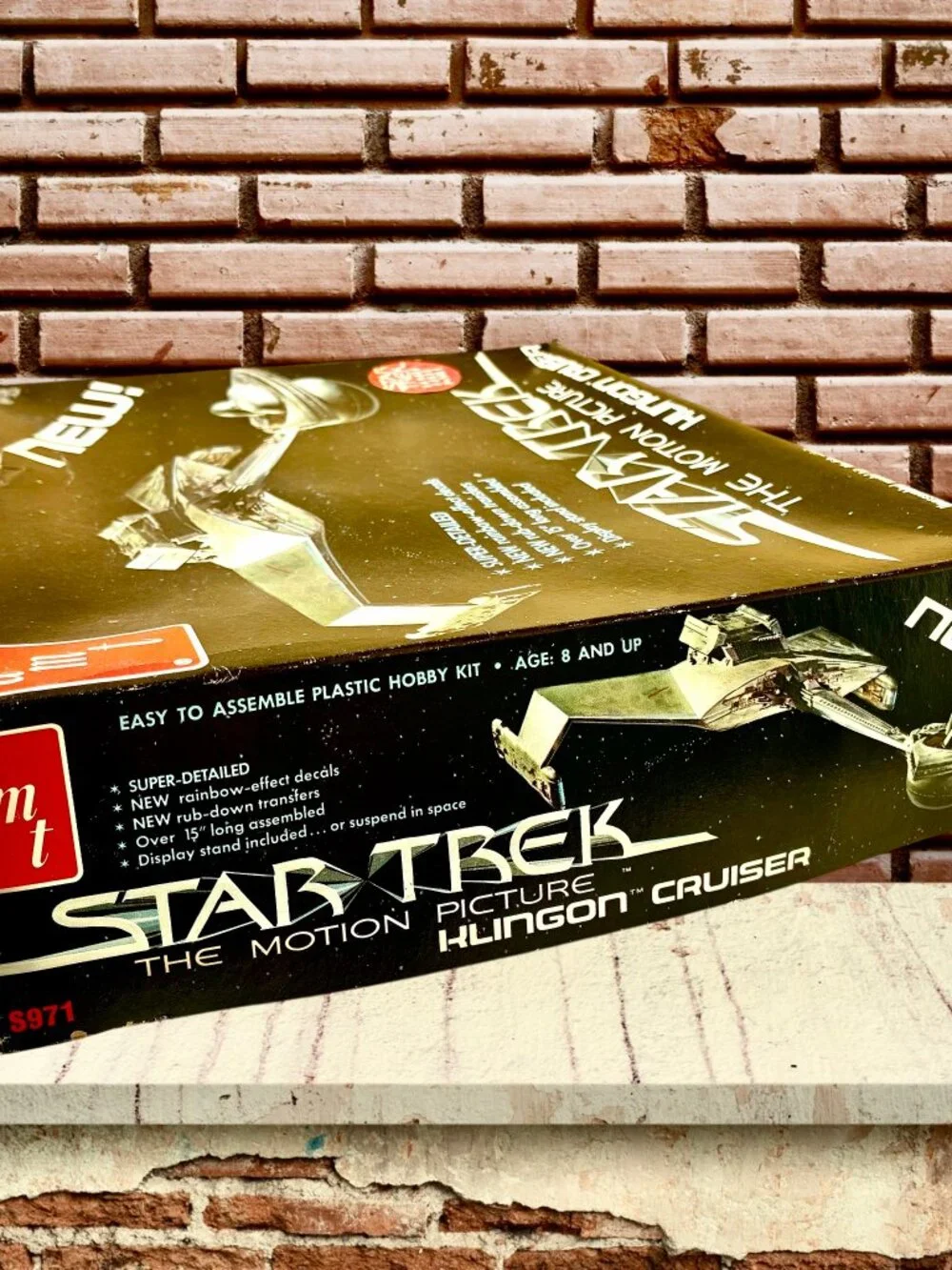 Star Trek The Motion Picture Klingon Cruiser Model Kit Vintage 1979 AMT Open Box